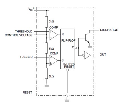 555  556 H bridge circuit