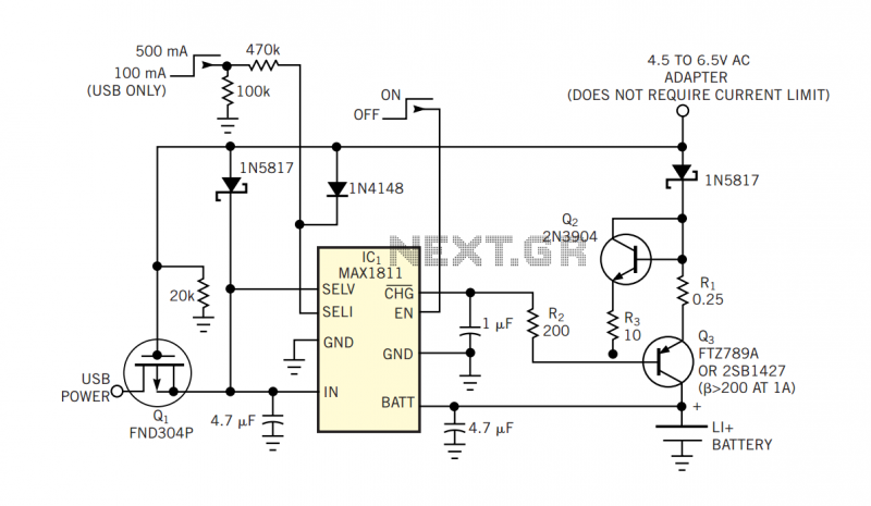 Add current boost to a USB charger