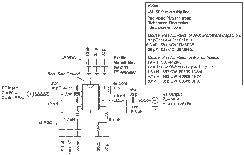 Phone Jammer linear amplifier circuit