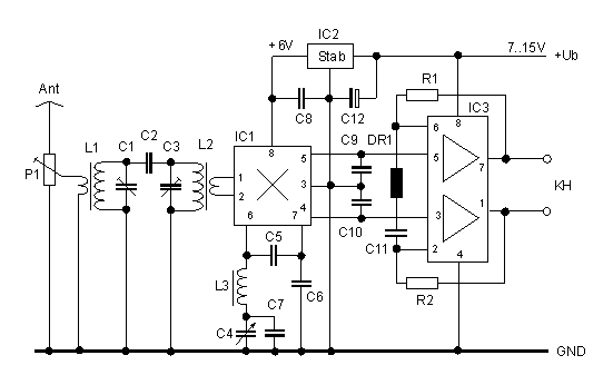 30m Band Receiver circuit