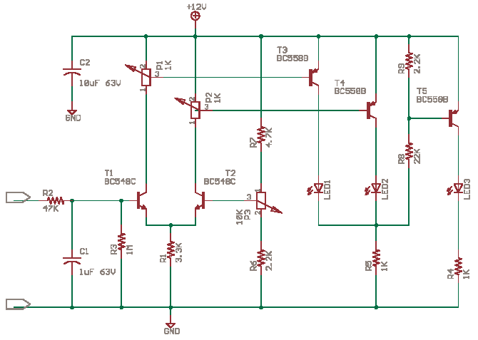 voltage level indicator circuit