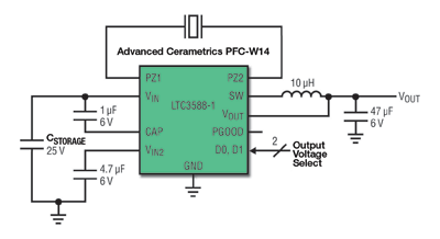 Good vibrations for energy harvesting circuit
