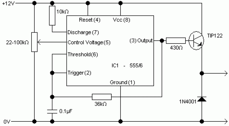 PWM Motor Control circuit