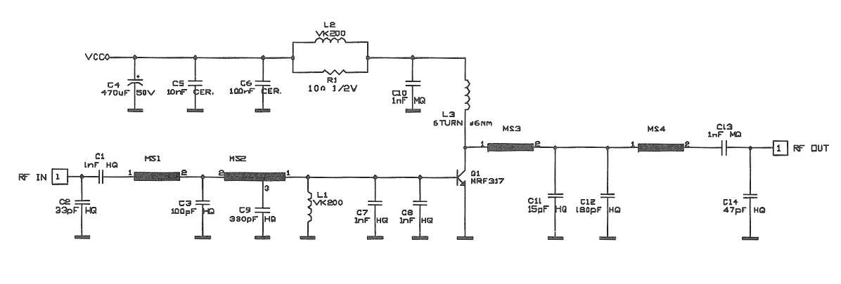 ELECTRONIC STUDIO - RF AMPLIFIERS LINEAR AMPLIFIER FM AMPLIFIER circuit
