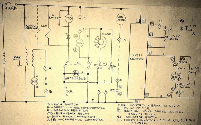 salvage dc motor speed control circuit