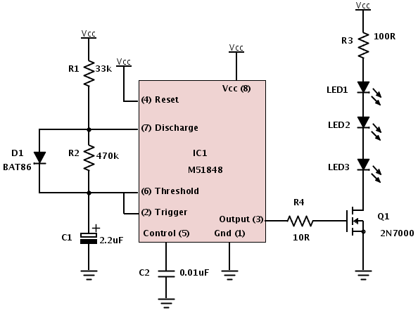 Building a device from a schematic circuit