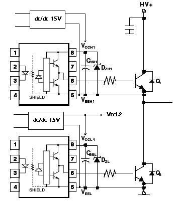 H-bridge using only n-channel mosfets circuit