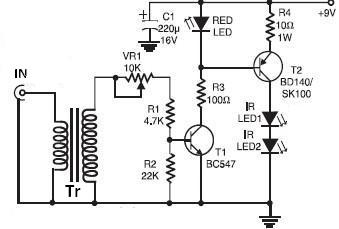 Wireless IR Headphones circuit