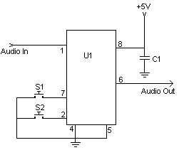 digital volume control – Circuit Schematic