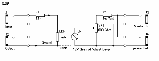 Bass Guitar Compressor circuit