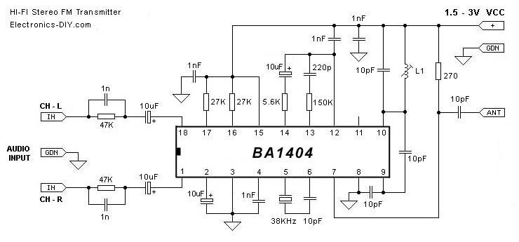 FM Transmitter Circuits - Best Of circuit
