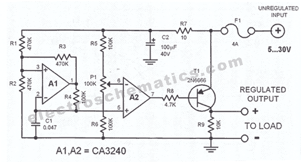 DC Voltage Regulator Circuit