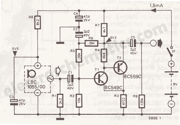 Classroom Microphone System Circuit