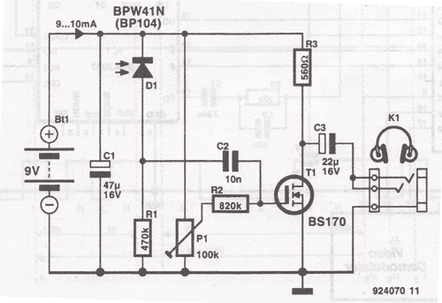 Wireless Headphones Transmitter Circuit