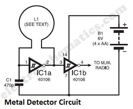 Simple Metal Detector Circuit