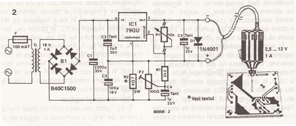 DC Drill Speed Controller Circuit