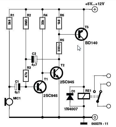 Non-Contact Proximity Switch Circuit