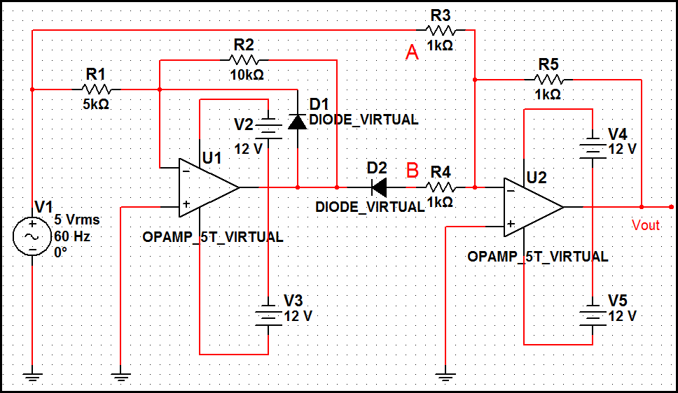 Sine to rectangular wave conversion circuit