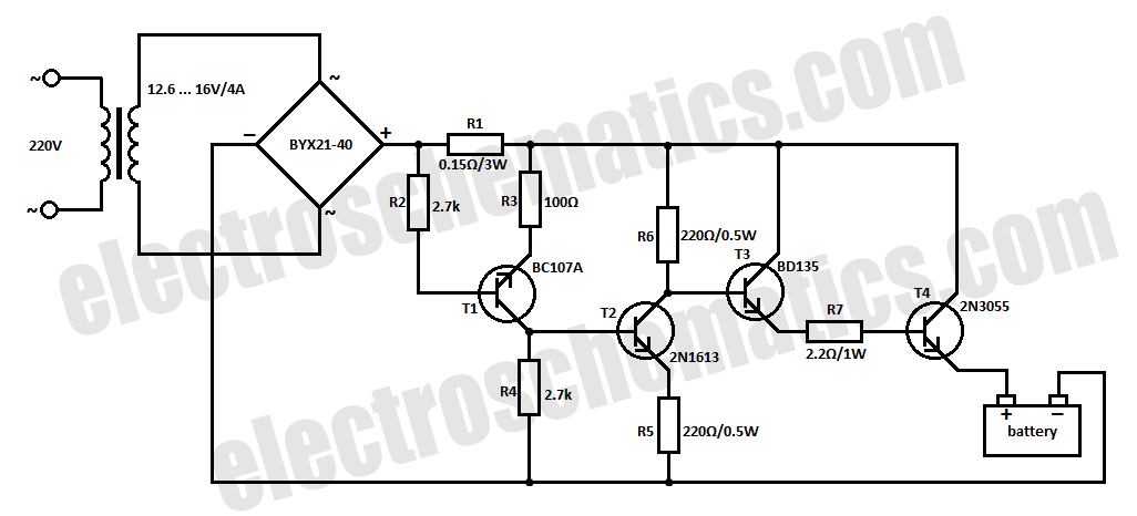 Car Battery Charger Circuit