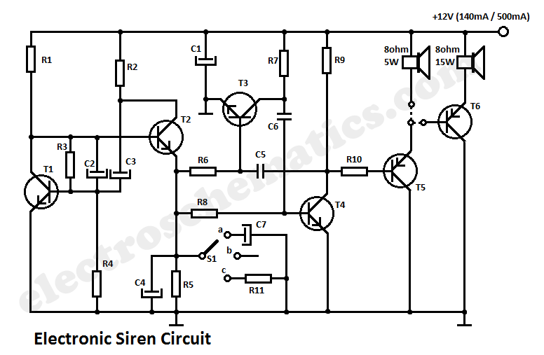 Simple Siren Circuit