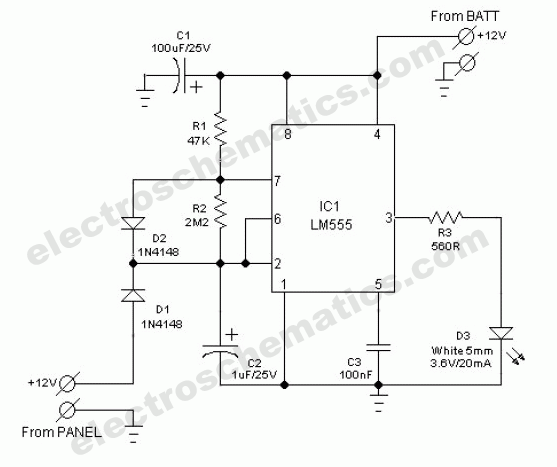 Solar Power System Guard circuit
