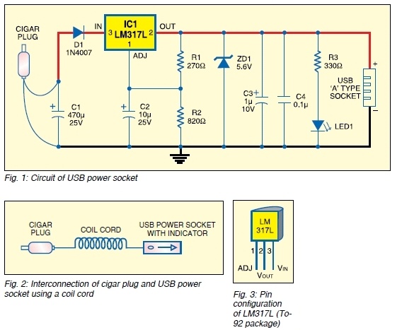 Safe 12V Car Adapter Circuit