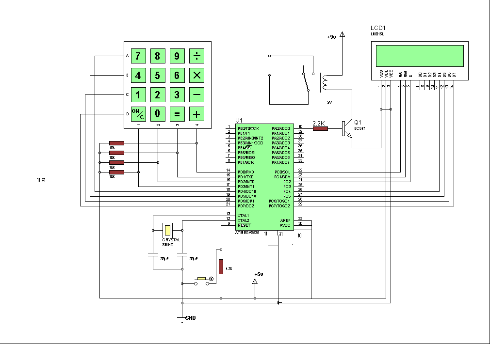 Secured room access system circuit