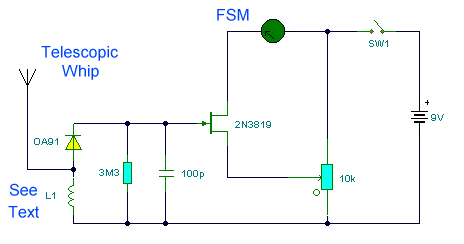 Field Strength Meter circuit