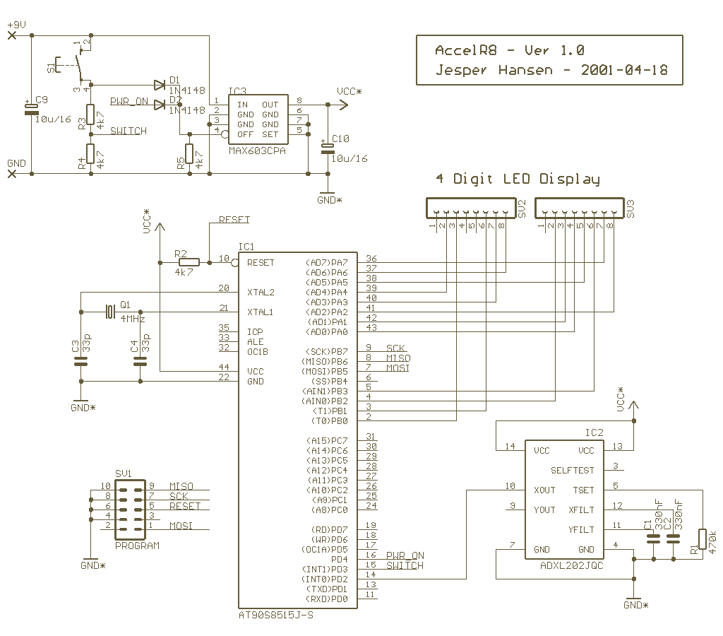 AccelR8 – Circuit Schematic