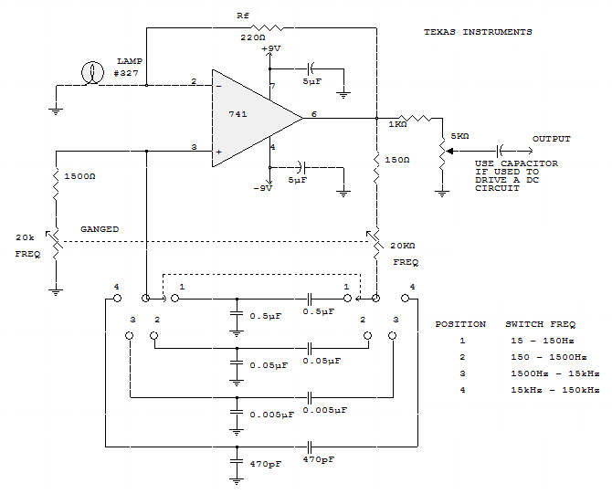  Audio Oscillator – Circuit Schematic