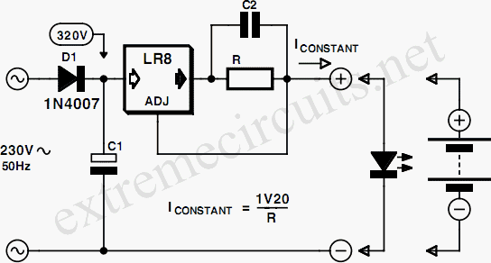 High Input Voltage Linear Regulator – Circuit Schematic