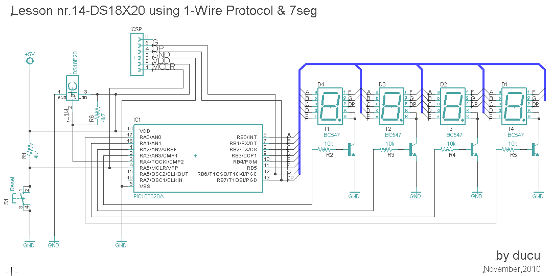 ds18b20 using 1 wire