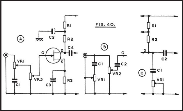 Tone Controls – Circuit Schematic