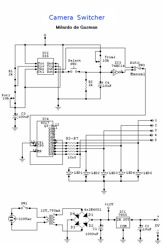 Camera Switcher circuit