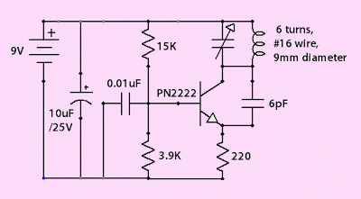 FM Jammer – Circuit Schematic