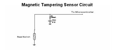 magnetic tampering – Circuit Schematic