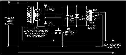 Protection Circuit For Electrical Appliances From Power Supply Variations PCB circuit