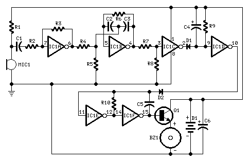 whistle responder circuit