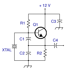 crystal oscillator circuits circuit
