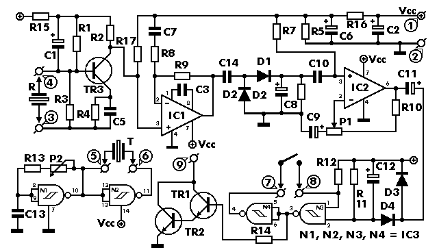UltraSonic Radar circuit