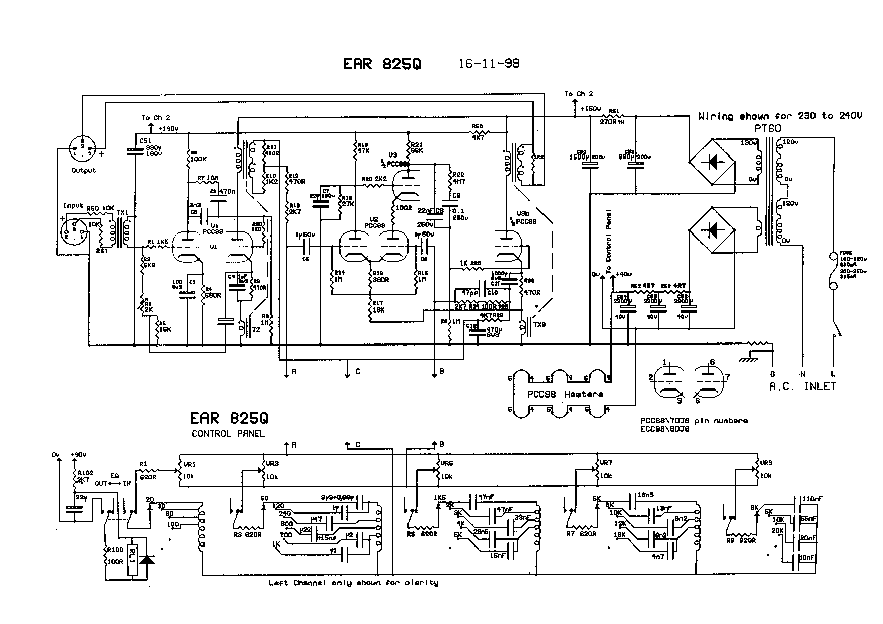 Tone controls circuit