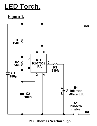 LED Torch circuit