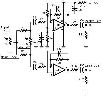 Portable Mixer circuit