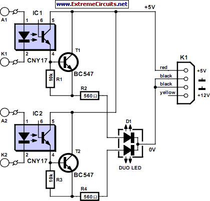 Multicolor HD LED circuit