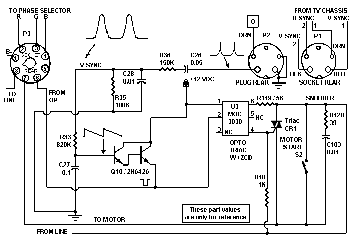 TRANSISTOR MOTOR CONTROLLER circuit