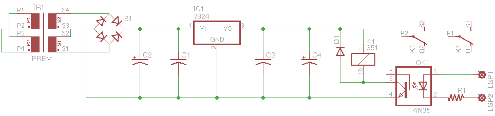 Isolated 24V Relay Controller circuit