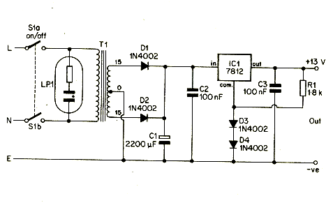 12V Portable and Mobile Power Supply circuit