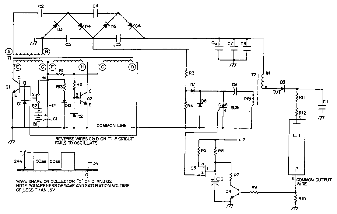 Visible-red-continuous-laser-gun – Circuit Schematic