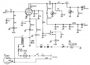 1500 Watt RF Amplifier Circuit