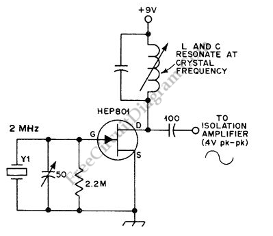 2-MHz Frequency Standard With Dividers – Circuit Schematic